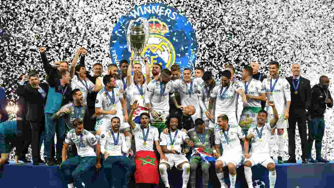 Real Madrid là đội bóng nắm giữ kỷ lục nhiều lần giữ Cup Champions League